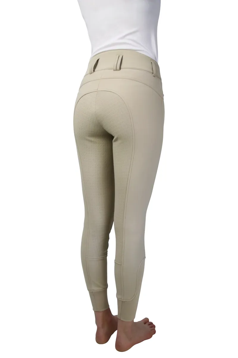 Hy Equestrian Arctic Polar Softshell Breeches - Beige-1